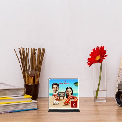 Couple Wedding Caricature Customized With Name, Date & Photo Weeding Invitations Caricature Best Wedding Gift for Friend Couple Wedding Decor Caricature